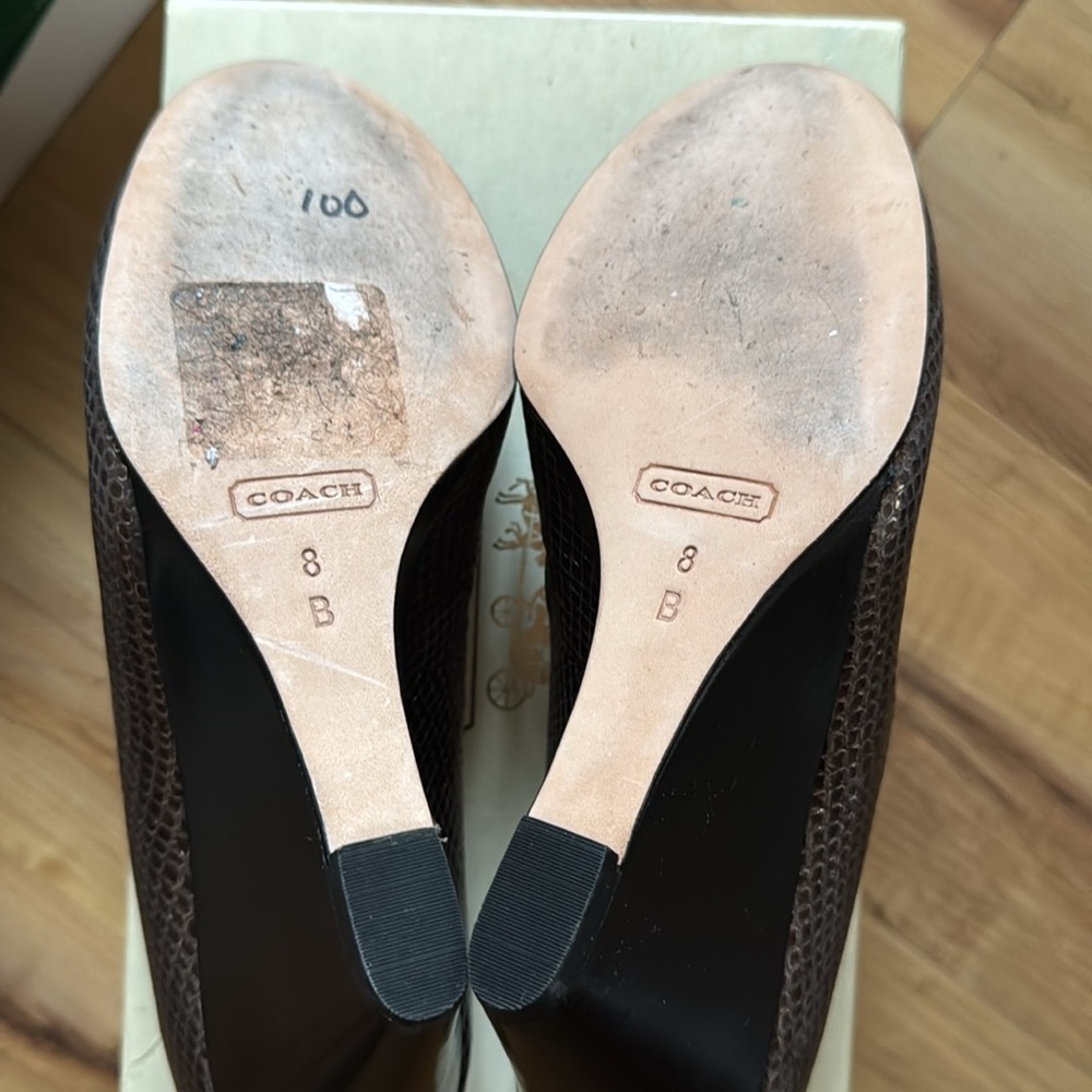 Coach Wedged Heels 3.5 in - Picture 5 of 5